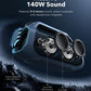 Soundcore Boom 2 Plus By Anker, Outdoor Speaker, 140W, 2+2 Channel, BassUp 2.0, 20H Playtime, Fast Charge, IPX7 Waterproof, RGB Lights, Power Bank, Bluetooth 5.3, Portable for Outdoors, Camping, Beach
