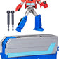 TRANSFORMERS EarthSpark Optimus Prime Battle Trailer Playset with Action Figure, Lights and Sounds, Electronic Truck Toys for Kids 6 and Up
