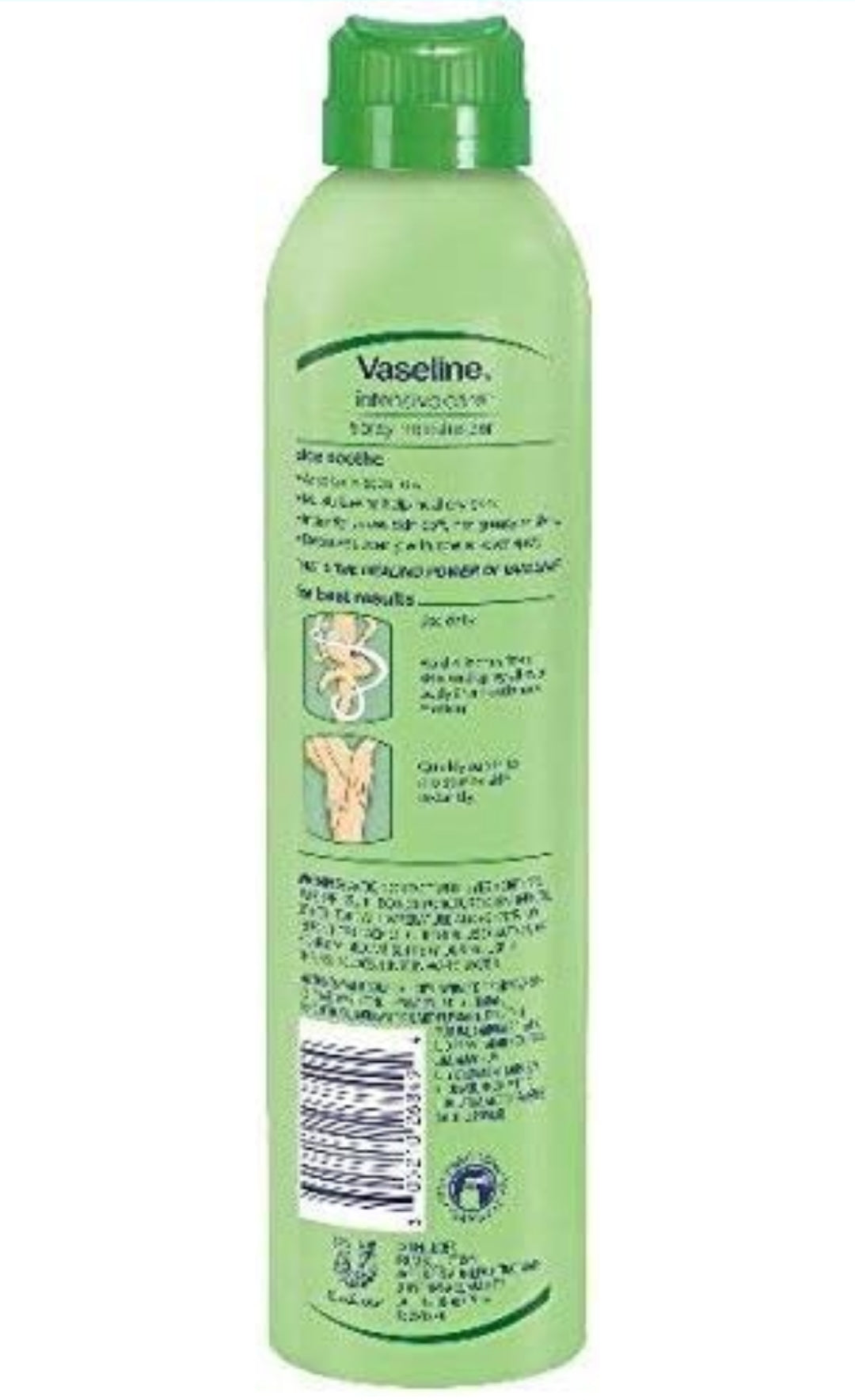 Vaseline Aloe Soothe Spray 2-Pack – Non-Greasy, Fast-Absorbing All-Over Soothing Moisturizer for Dry Skin, 6.5 Oz Ea