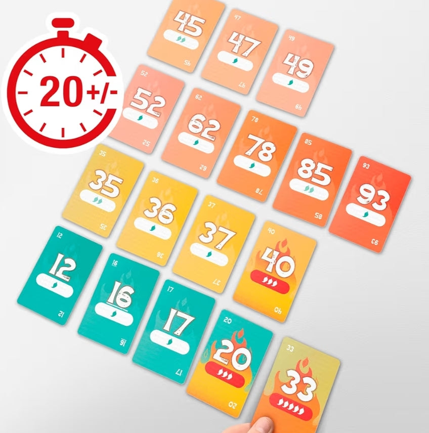 Beat The Heat Game | Family Party Card Game for Kids and Adults - Easy to Learn Strategy Card Games