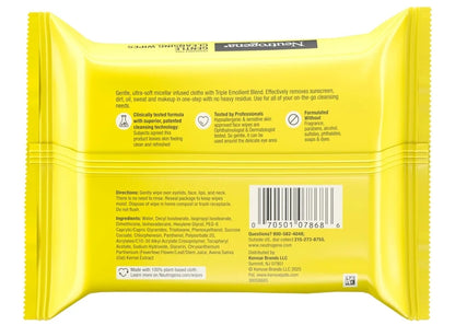 Neutrogena Sagte Gesigsreinigingsdoekies Ultra-sagte Micellêre Reinigingsdoekies Geurloos Vir Sensitiewe Vel, Hipoallergeen (25 stuks)