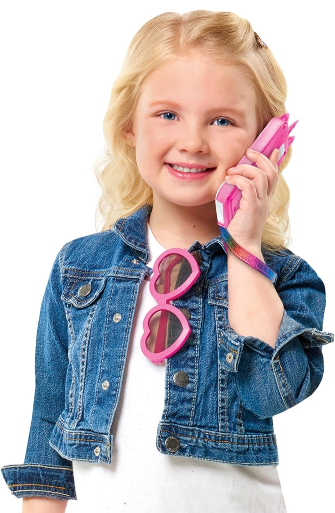 Barbie Unicorn Play Phone Set with Lights and Sounds, Unicorn Phone Case and Wristlet, Toy Cell Phone for Kids, Kids Toys for Ages 3 Up by Just Play