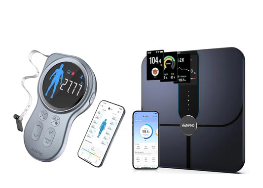 Smart Scale with Color Display and Smart Tape Measure