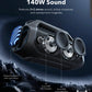 Soundcore Boom 2 Plus By Anker, Outdoor Speaker, 140W, 2+2 Channel, BassUp 2.0, 20H Playtime, Fast Charge, IPX7 Waterproof, RGB Lights, Power Bank, Bluetooth 5.3, Portable for Outdoors, Camping, Beach