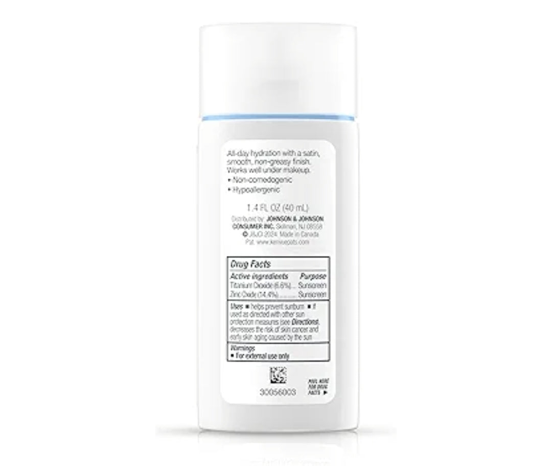 Neutrogena Ultra Sheer Minerale Gesig Vloeibare Sonskerm SPF 70 vir Sensitiewe Vel Nie-vetterig Vegan Hipoallergeen - 1.4 fl oz