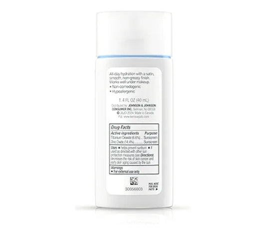 Neutrogena Ultra Sheer Minerale Gesig Vloeibare Sonskerm SPF 70 vir Sensitiewe Vel Nie-vetterig Vegan Hipoallergeen - 1.4 fl oz