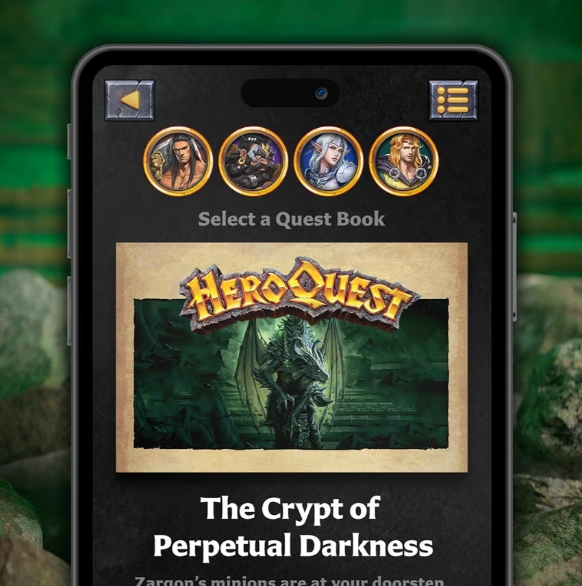 Avalon Hill HeroQuest Joe Manganiello’s The Crypt of Perpetual Darkness Quest Pack - Ages 14+ - (2 to 5 Players)
