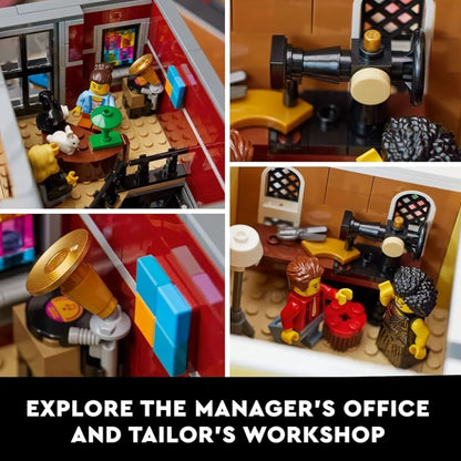 LEGO Icons Jazzklub Boublokke - Kantoor- of Boekrakversiering 10312