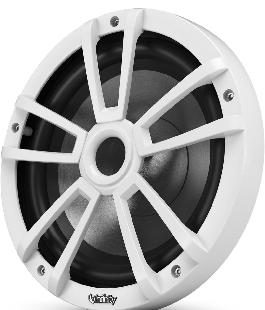 Infinity 1022MLW 10 Inch Marine RGB LED Subwoofer - White (1PC)