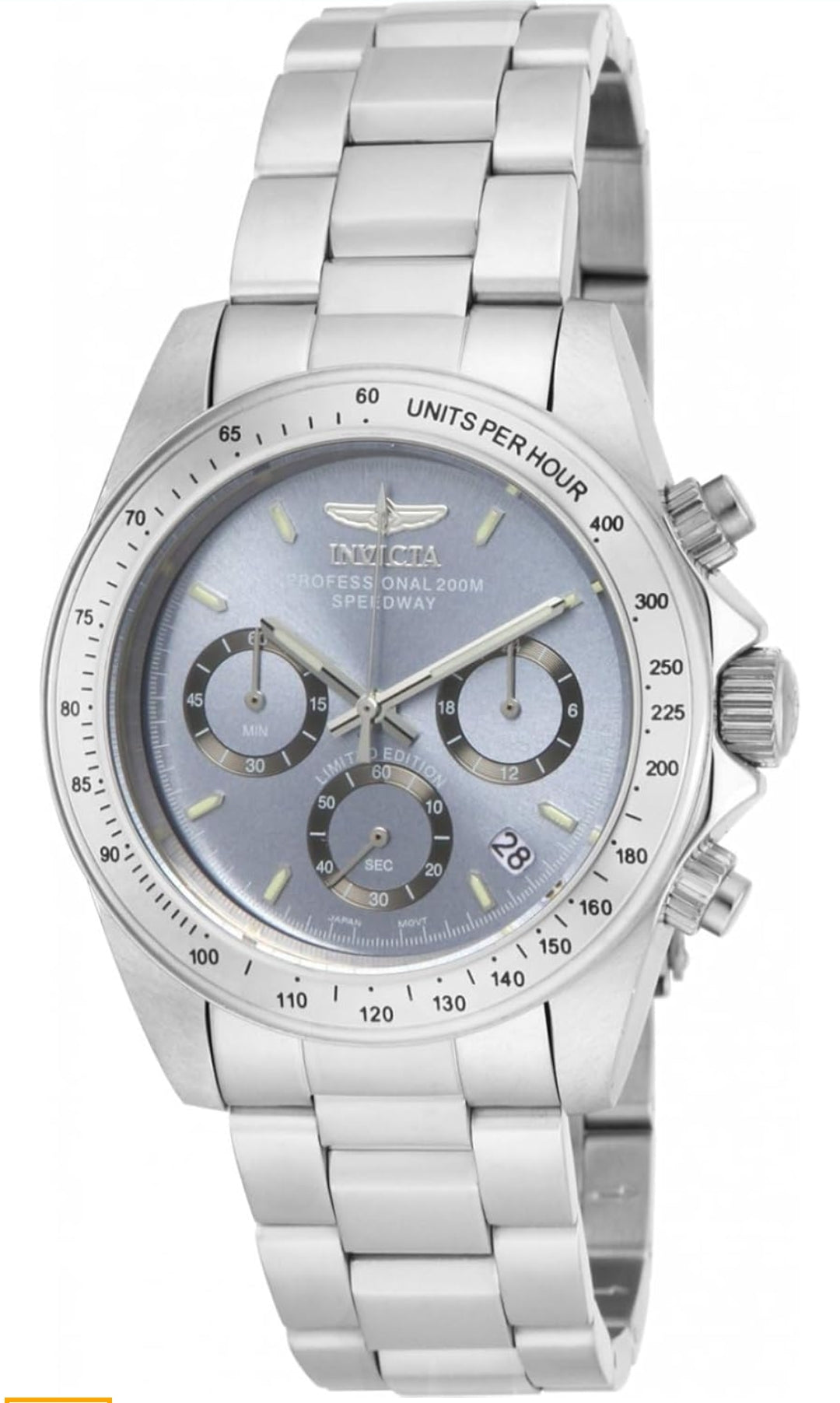Invicta Speedway Stainless Steel Men's Quartz Watch - 39mm