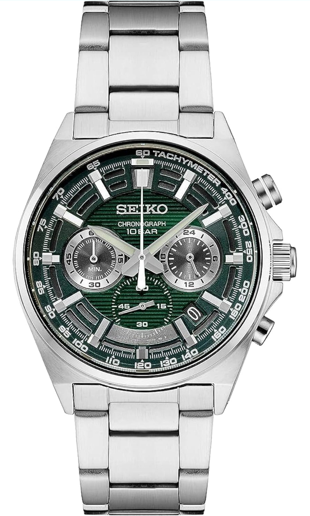 SEIKO-horlosie vir Mans - Noodsaaklikhede - Kwartschronograaf, Tachymeter