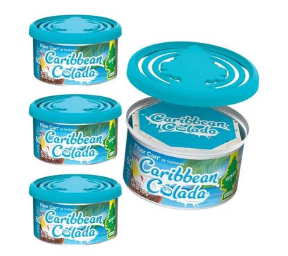 LITTLE TREES Motorlugverfrisser Veselblik Geur - Caribbean Colada (4)