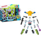 Transformers MixMashers Megatron Custom Mix-and-Match Deluxe Action Figure & Accessories, 5-Inch-Scale Robot Toys for Kids, Ages 4+