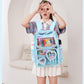 Clear Backpack for Girls Women Transparent Kids Elementary College School Bag Travel Laptop Backpacks Large Bookbags (Blue)