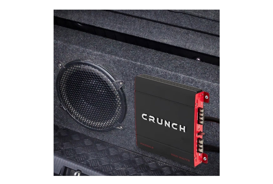 Crunch 1000 Watt Amp 2 Channel Car Audio Stereo Dual A/B Amplifier PX-1000.2 - NEW