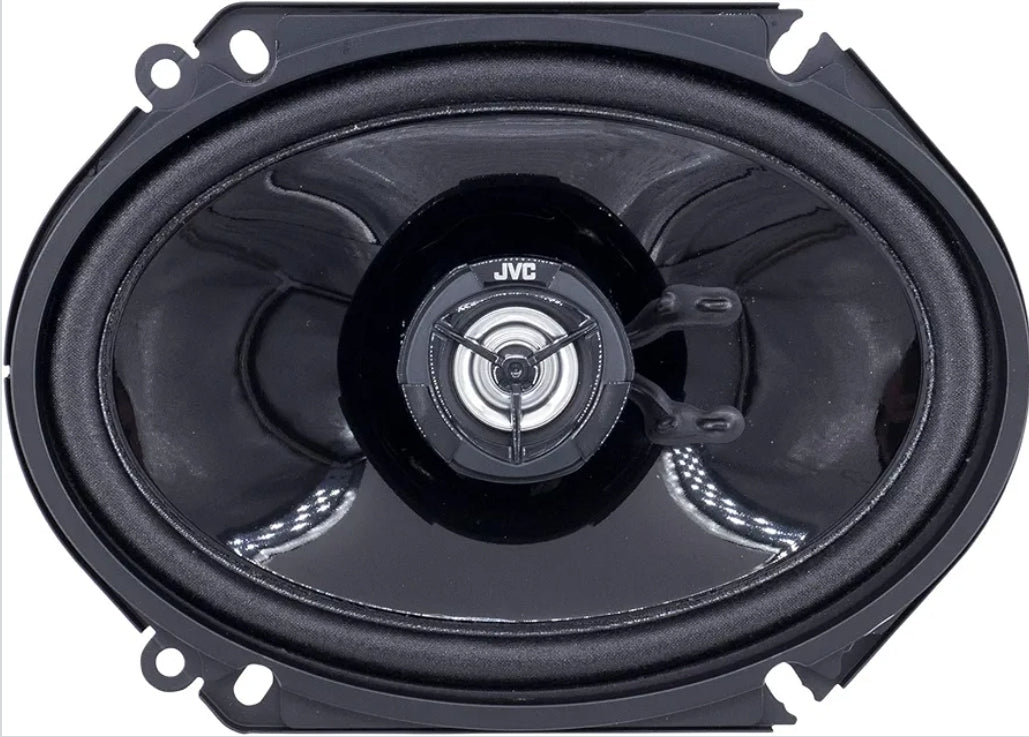 JVC Mobile CS-DR6821 drvn DR-reeks Dun Monteerbare Koaksiale Luidsprekers (6" x 8", 300 Watt Maks, 2-rigting)