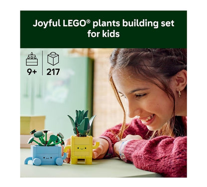 LEGO Botanicals Happy Plants Building Toys Decor