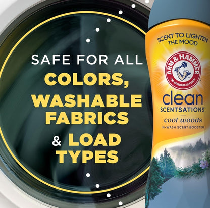 ARM & HAMMER Clean Scentsations In-Wash Scent Booster - Cool Woods scent (24 Oz)