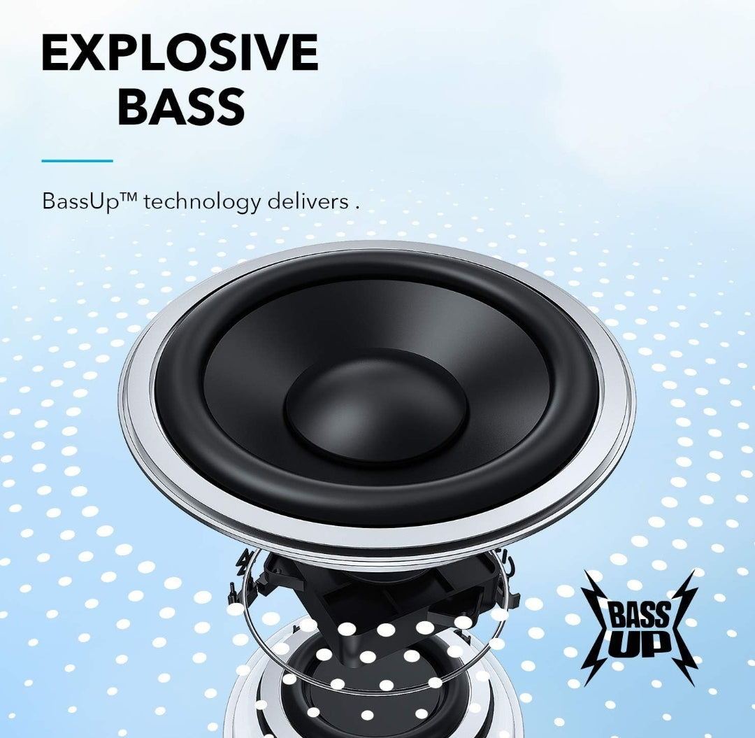 Soundcore Anker Mini 3 Bluetooth Speaker, Waterproof IPX7, BassUp and PartyCast Technology, USB-C, Customizable EQ for Home and Portable Use