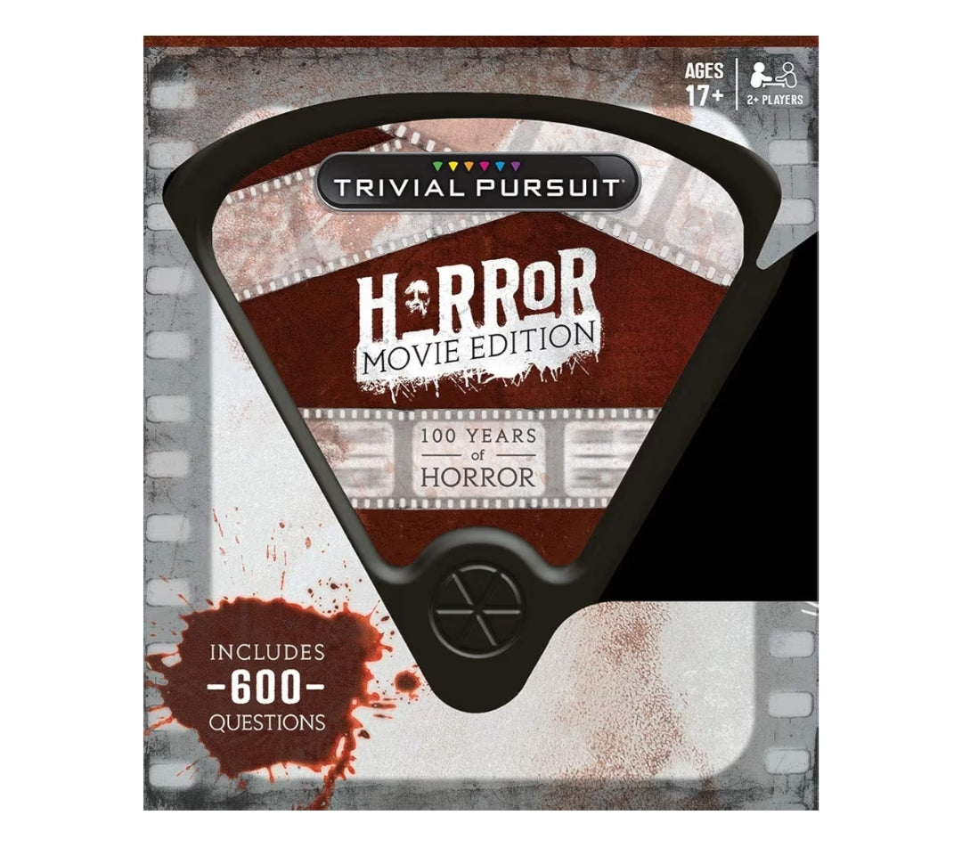 Trivial Pursuit: Horror Movie Edition  Questions from Classic Horror Films - Board Game for Fans of Horror Movies