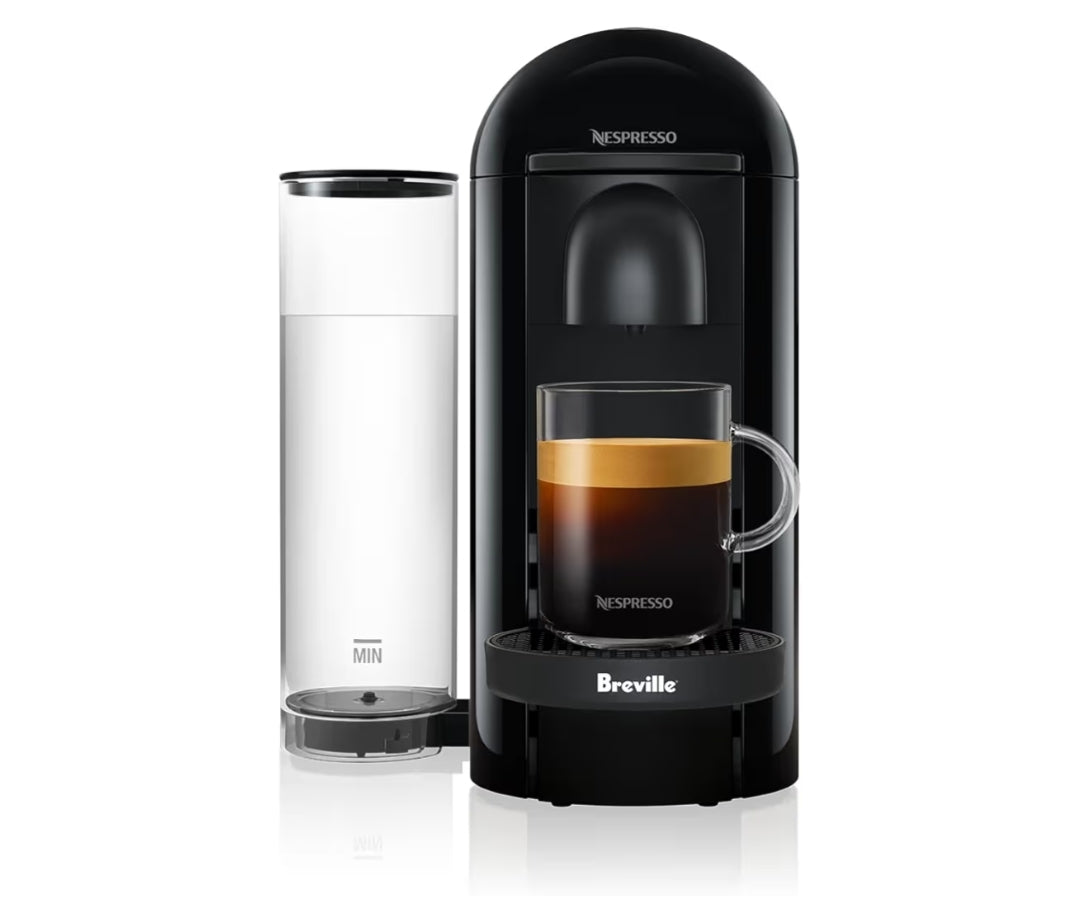 Nespresso Vertuo Plus Koffie- en Espressomasjien deur Breville - Inkswart