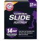 ARM & HAMMER Clump & Seal SLIDE Platinum Multi-Cat Clumping Litter, Easy Clean, Superior Odor Control - 37 Lbs