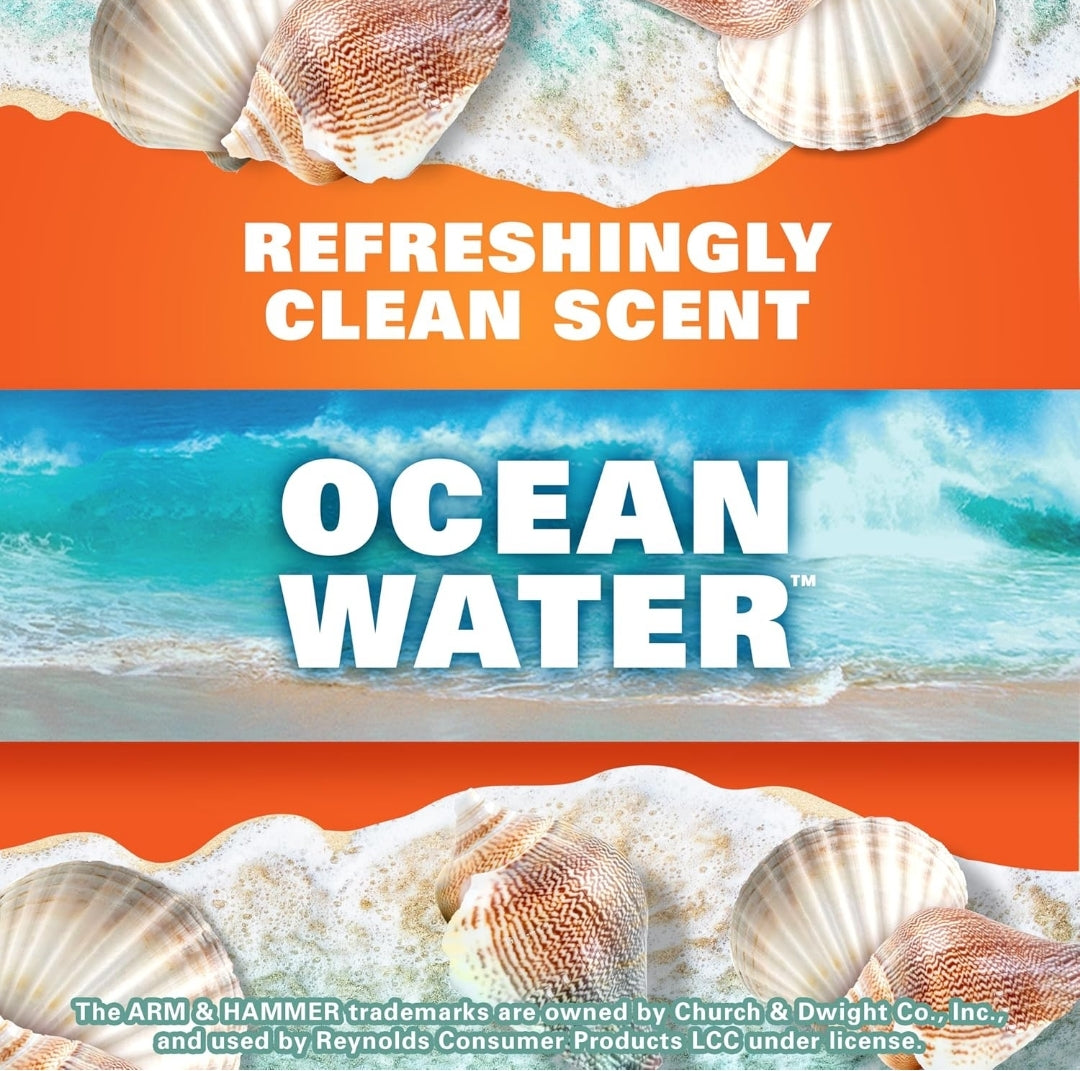 Hefty Small Trash Bags, Ocean Water Scent - 4 Gallon (52 CT)