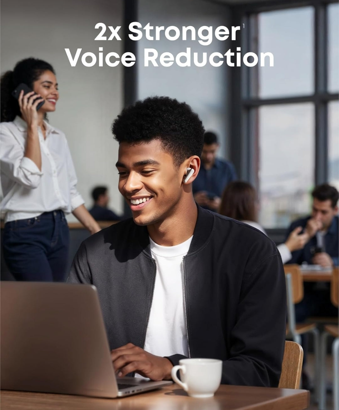 Soundcore Liberty 5 by Anker, Noise-Cancelling Wireless Earbuds, 2x Stronger Voice Reduction, Real-Time Adaptive Noise Cancellation, Fast Charging, Dolby Audio, 6-Mic AI Clear Calls, Long Battery Life