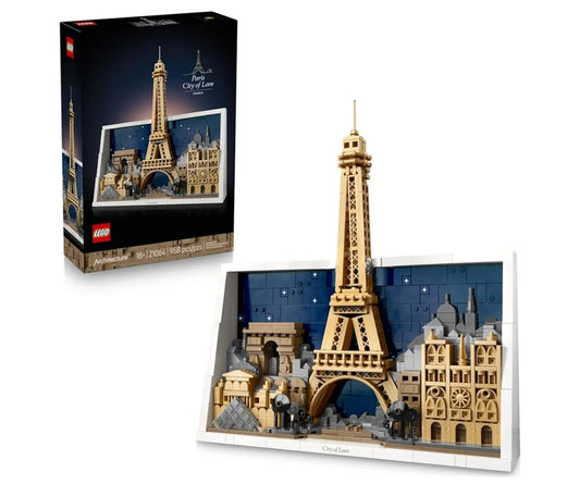 LEGO Architecture Paris – City of Love Building Set for Adults - DIY Office or Bedroom Decor