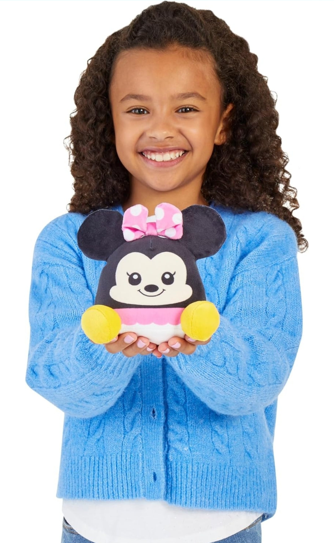 Disney Classics Minnie Mouse Weighted Small Plush 5" Stuffed Animal, Holiday Stocking Stuffers, Gifts, Presents - Kids Toys