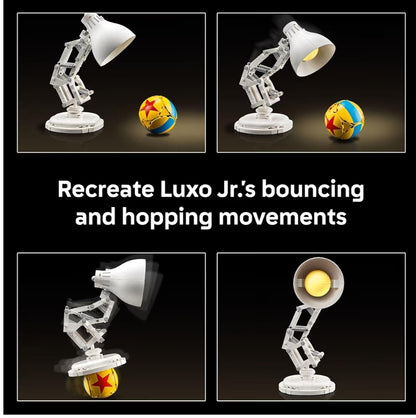 LEGO Ideas Disney Pixar Luxo Jr. – Boustel vir Volwassenes, Mans en Vroue, Ouderdom 18+ – Kantoor- en Tafelversiering