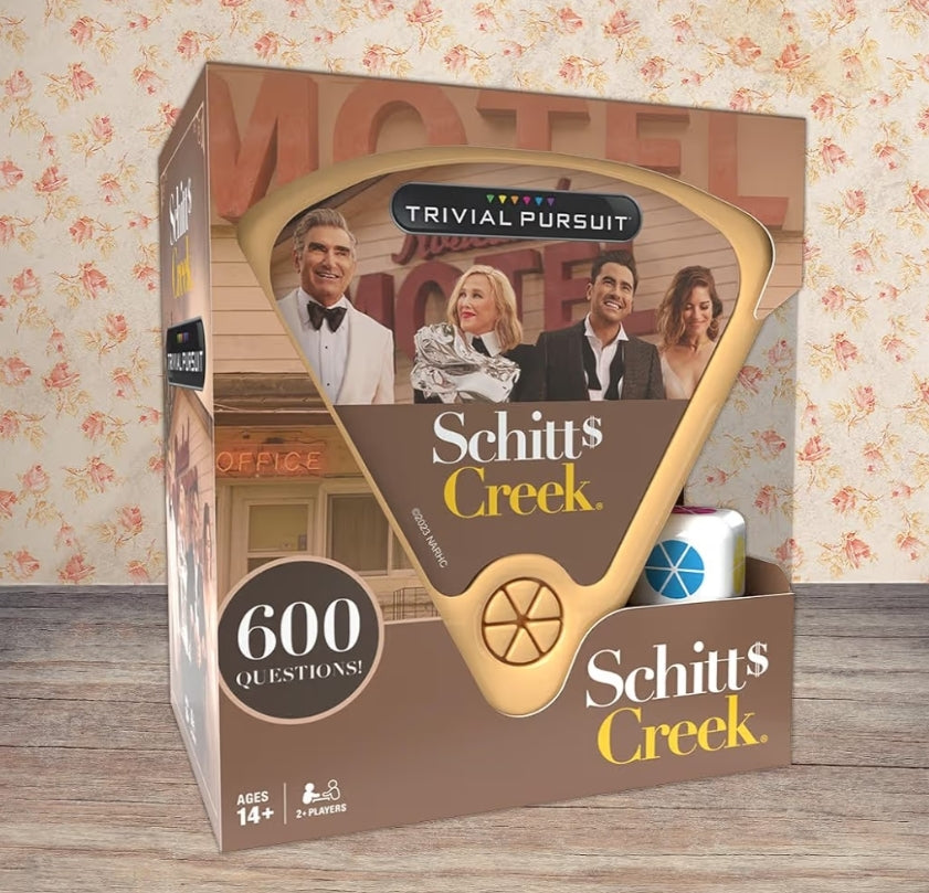 Trivial Pursuit Schitt's Creek Edition | Trivia Game Questions from Schitt's Creek | 600 Questions & Die in Travel Container | Officially Licensed Schitt's Creek Game