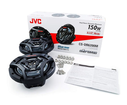 JVC CS-DR6200M Mariene Luidspreker 6.5" 2-rigting Swart