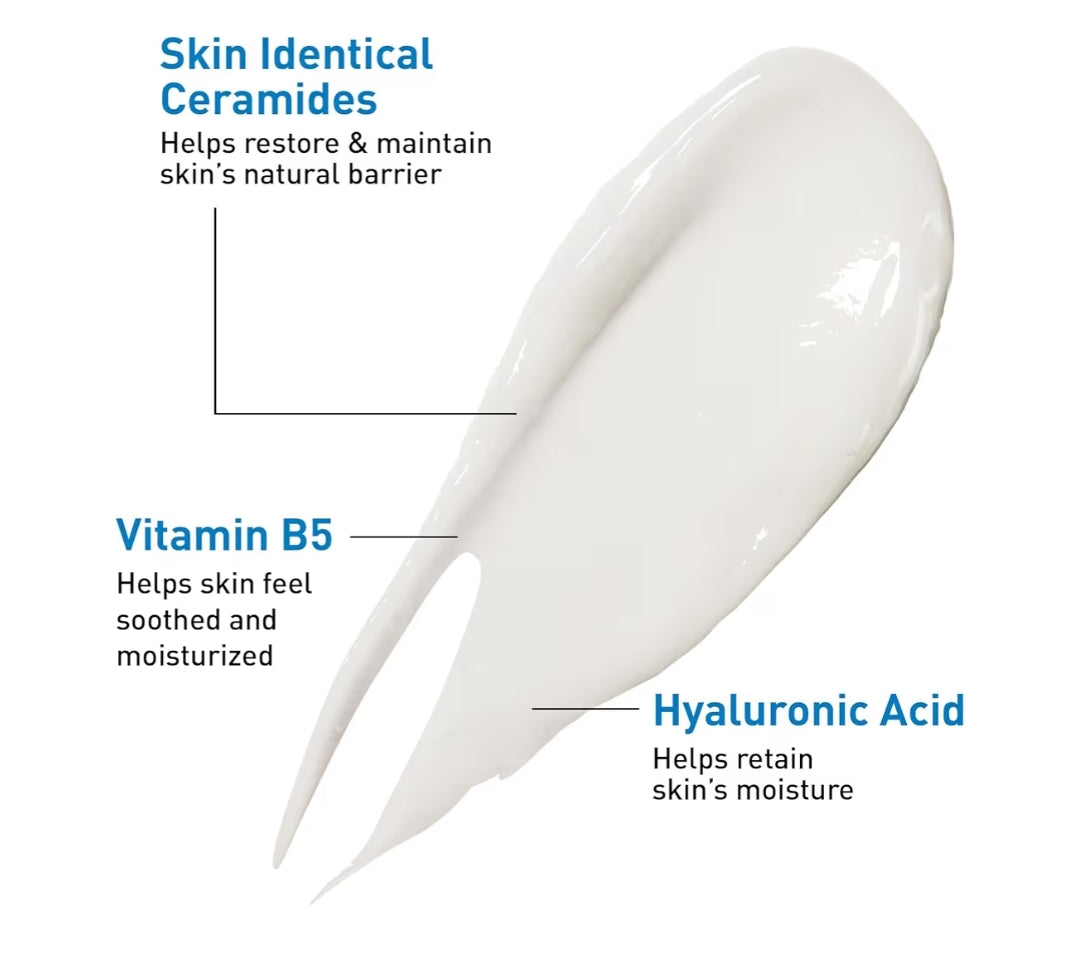 Sérum Acide Hyaluronique CeraVe avec Vitamine B5 et Céramides, Sérum Hydratant Visage pour Peau Sèche, Sans Parfum (30 ml)