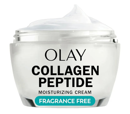 Olay Kollageen Peptied Gesigbevogtiger, Verstevigende Room Hidrerende Voller Velversorging - Niasinamied (1.7 Oz)