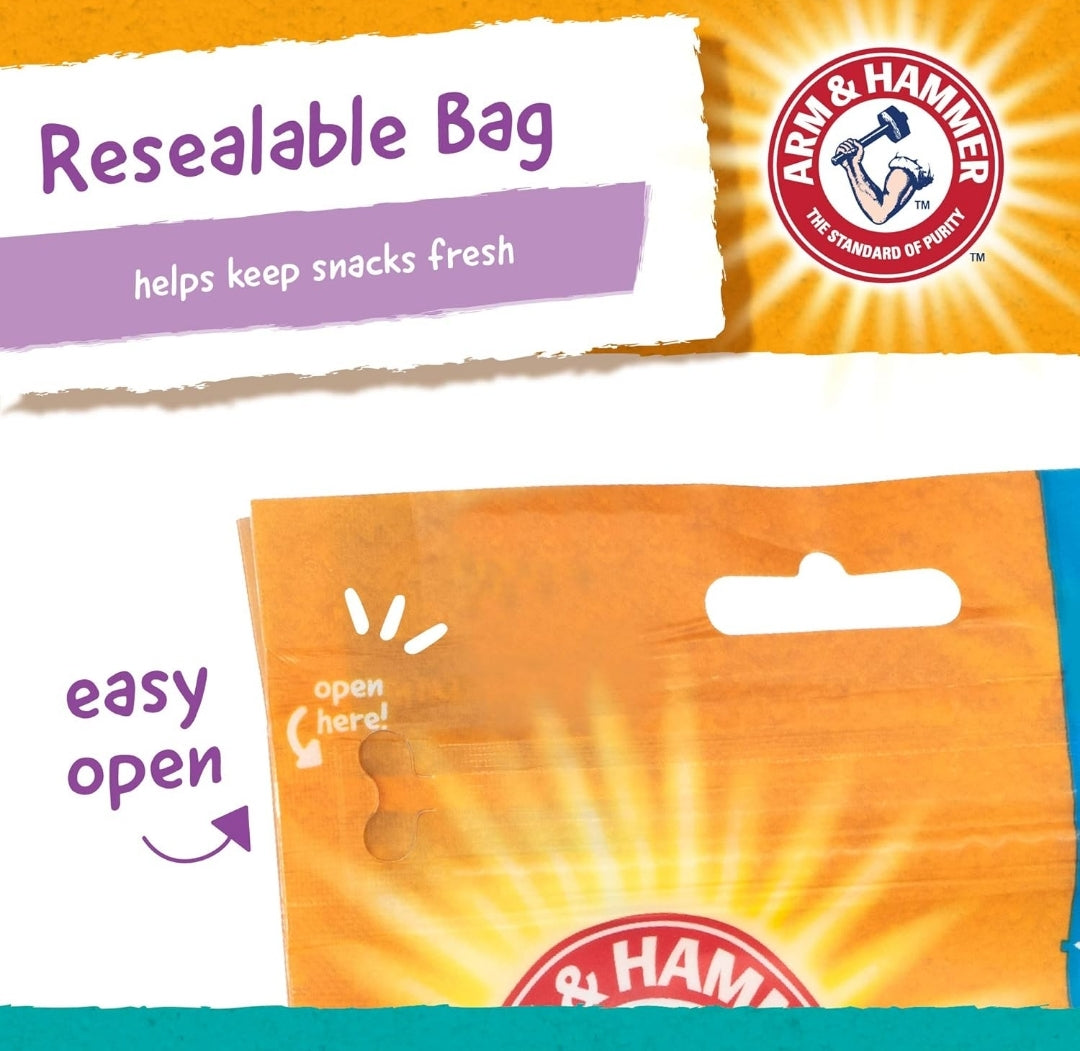 Arm & Hammer Pets Dental Treats for Dogs w/ Baking Soda and Calcium - Blueberry (1PK) (Packaging May Vary)