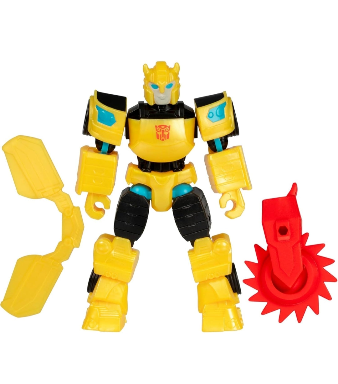 Transformers MixMashers Bumblebee Custom Mix-and-Match Action Figure & Accessories, 5-Inch-Scale (12 cm) Robot Toys for Kids Ages 4+