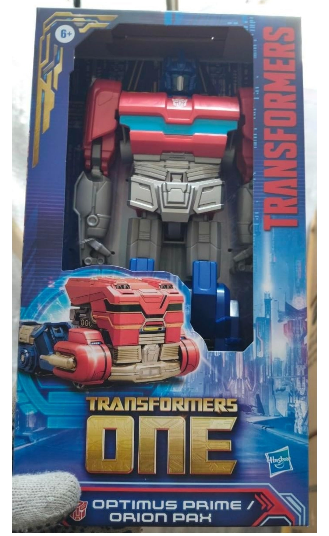 Transformers One Mega Changer Optimus Prime (Orion Pax) 11-Inch Robot Action Figure, Interactive Toys for Boys and Girls Ages 6 and Up