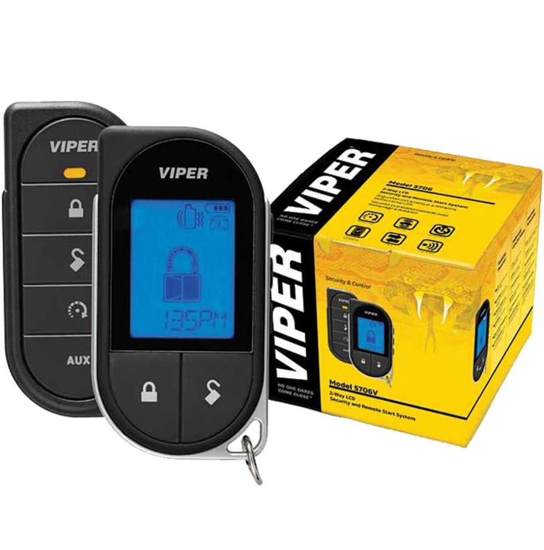 Viper 4706v Tweerigting-LCD-Afstandbeheerde Startstelsel (Nie Alarm Of Sekuriteit Nie)