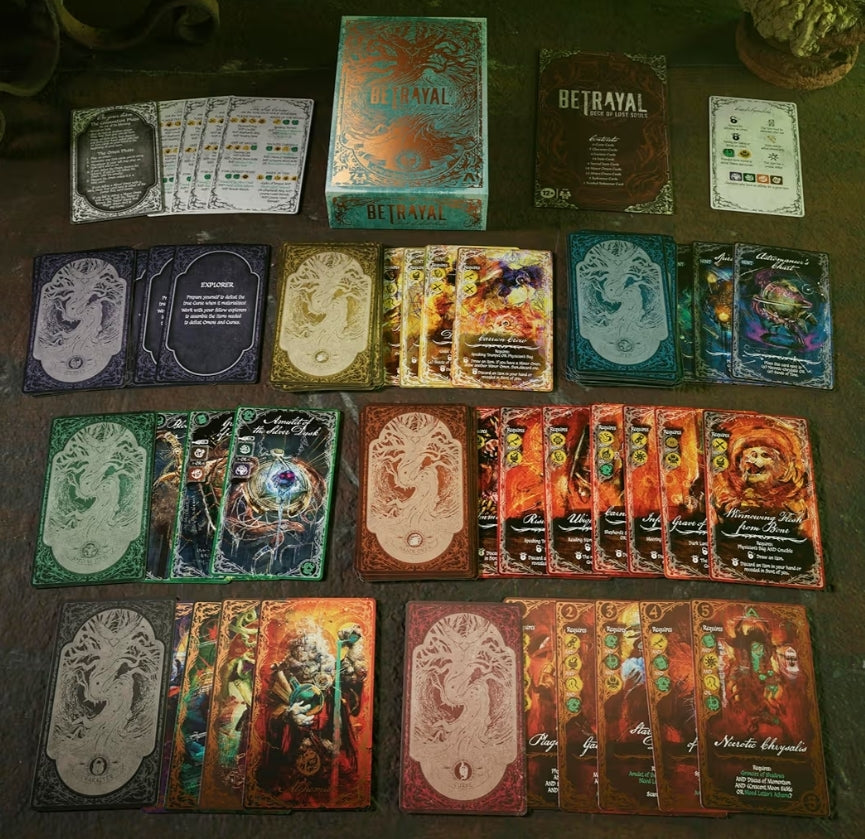 Betrayal Deck of Lost Souls Card Game - Tarot-Inspired Secret Roles Game - 3 to 5 Players - Cooperative Strategy Games