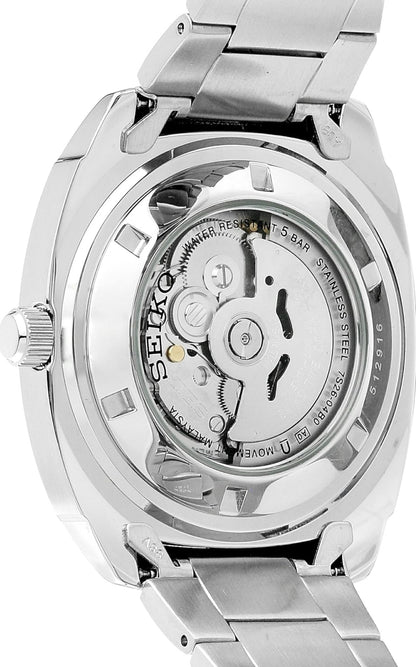 SEIKO Outomatiese Horlosie Recraft-reeks, Vlekvrye Staal, Dag-/Datumkalender, 50m Waterbestand, en 41 Uur Kragreserwe - Groen