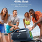 Soundcore Boom 2 Plus By Anker, Outdoor Speaker, 140W, 2+2 Channel, BassUp 2.0, 20H Playtime, Fast Charge, IPX7 Waterproof, RGB Lights, Power Bank, Bluetooth 5.3, Portable for Outdoors, Camping, Beach