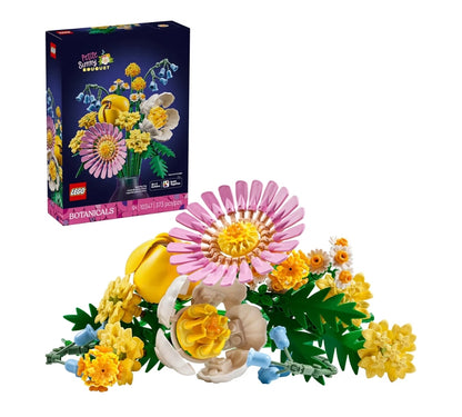 LEGO Botanicals Klein Sonniger Ruiker Blomstel DIY Blommerangskikking - Valse Blouklokkies, Tulp, Madeliefie, en Meer