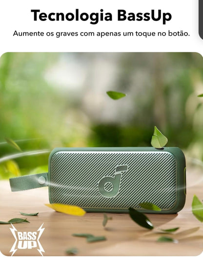 Soundcore Motion 300 by Anker, Bluetooth Speaker, Wireless Hi-Res Portable Speaker, IPX7 Waterproof, BassUp, Bluetooth 5.3, 30W Stereo Sound, 13H Playtime for Home, Shower, Outdoor, and Travel - Green