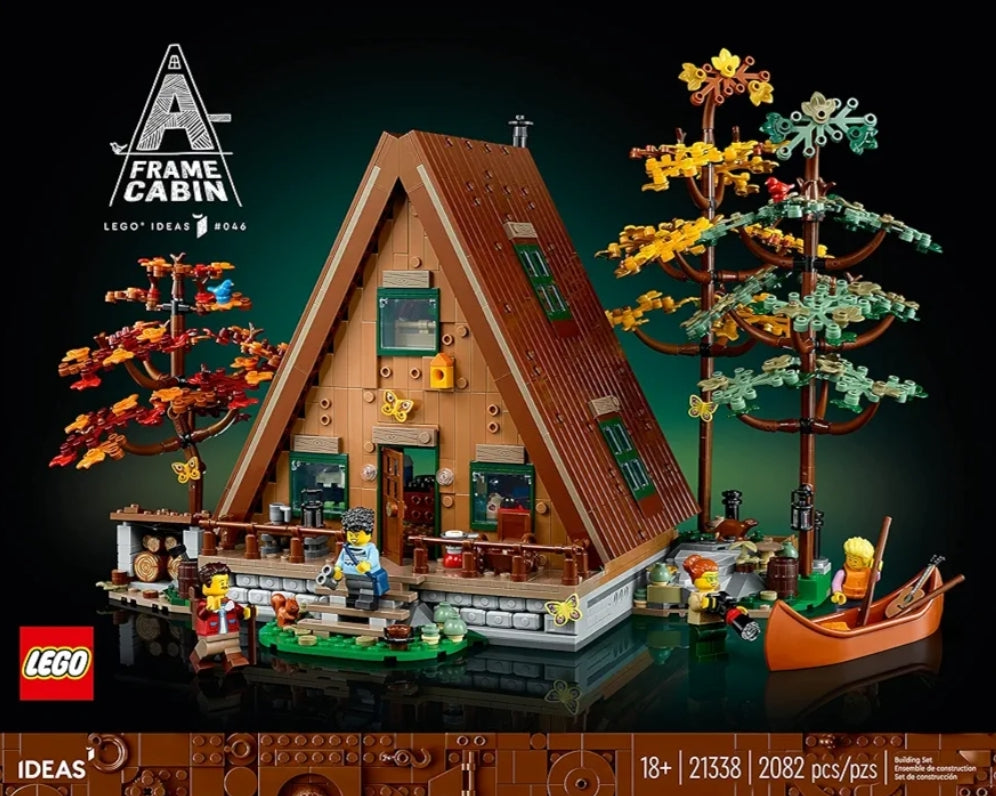 LEGO Ideas A-raamkajuit Boustel DIY Miniatuurhuis Modelstel - 21338