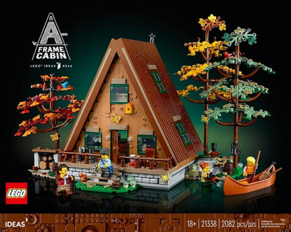 LEGO Ideas A-raamkajuit Boustel DIY Miniatuurhuis Modelstel - 21338