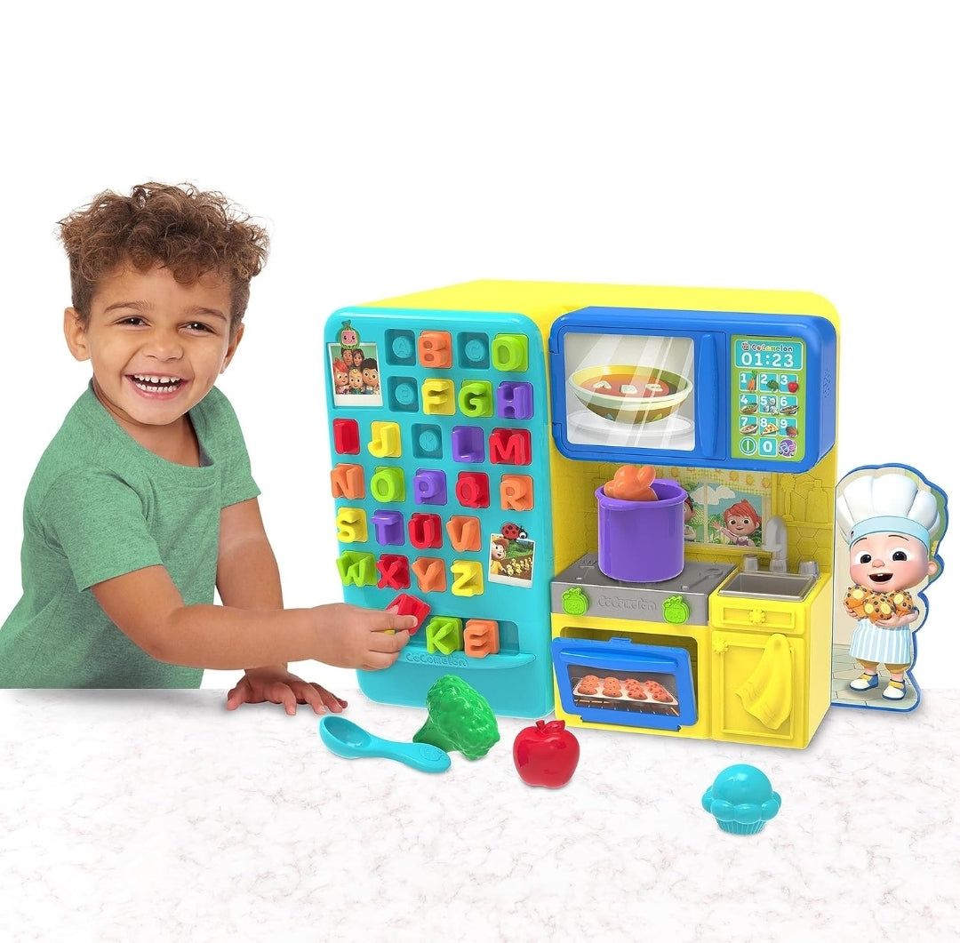 Just Play CoComelon Learning Kitchen, 34-Pieces, Interactive Playset, Learning & Education, Kids Toys for Ages 18 Month