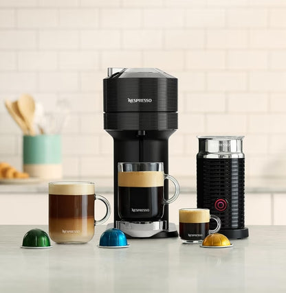 Nespresso Vertuo Next Koffie- en Espressomasjien deur Breville Premium, Melkskuimer, met Aeroccino