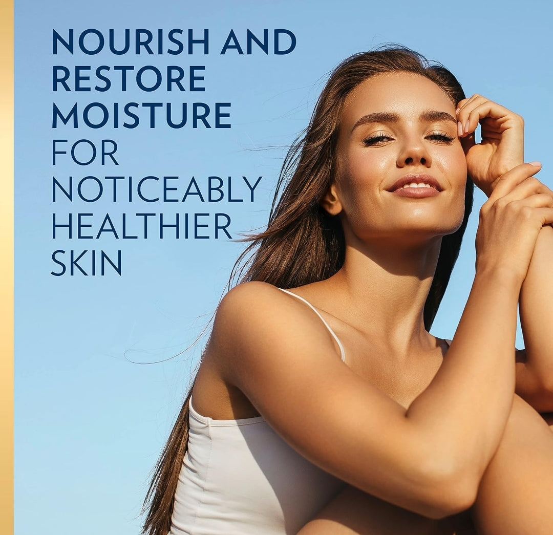 Vaseline Intensive Care Nourishing Moisture Body Lotion for Dry Skin, Made with Ultra-Hydrating Lipids + Pure Oat Extract for Nourished, Healthy-Looking Skin 20.3 oz