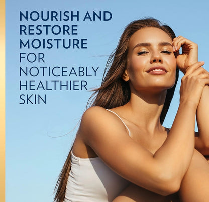 Vaseline Intensive Care Nourishing Moisture Body Lotion for Dry Skin, Made with Ultra-Hydrating Lipids + Pure Oat Extract for Nourished, Healthy-Looking Skin 20.3 oz